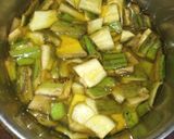 A picture of step 1 of Raw banana peel chutney.