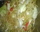 Foto langkah ke 7 dari resep Tumis pepaya muda dan kol.