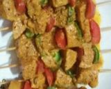 A picture of step 1 of Chicken shashlik.