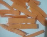 Une image de l'étape 1 de Frites de potiron.