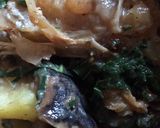 A picture of step 7 of Sweet potatoes pepper soup with Isiewu (Goat head).