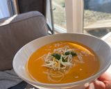 Édesburgonya krémleves recept fázis 4 fotója