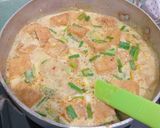 Foto langkah ke 4 dari resep Ikan Kakap dan Tahu Santan Pedas.