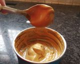 A picture of step 3 of Dalgona coffee.
