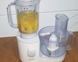 A picture of step 1 of Keri ka sherbat#Mango tango contest.