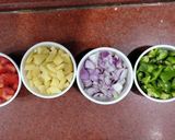 A picture of step 2 of Veg pulao.