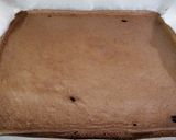 A picture of step 7 of Chocolate Swiss Roll! 🍫🍥.