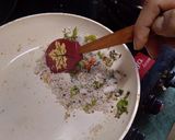 A picture of step 2 of Coconut stuffed parandaa.