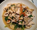 Foto langkah ke 6 dari resep Ayam Jamur Saus Tiram.
