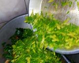 Foto langkah ke 7 dari resep Bupet (Bunga PEpaya Teri) daun singkong.