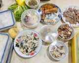 Hình bước làm 1 của món Cơm chiên sau Tết