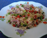 Foto del paso 10 de la receta: Pulpo vinagreta con langostinos y quinoa sin gluten