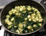 Une image de l'étape 10 de Velouté de blettes et courgettes.