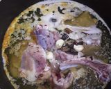 A picture of step 1 of Pishawri Mutton.