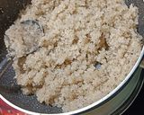 A picture of step 3 of Coconut Burfi.