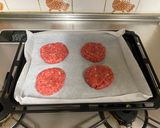 A picture of step 5 of Beef Burger with Cheese and Dried Tomato Bread.