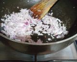 A picture of step 1 of Hari Mirch Keema.