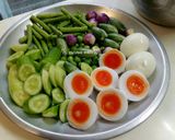 รูปขั้นตอนการทำที่ 1 ของ ข้าวผัดน้ำพริกปลาทู