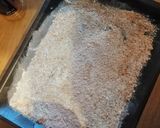A picture of step 3 of Crumbed pork chops.