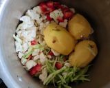 A picture of step 1 of Mumbai style pav bhaji recipe.