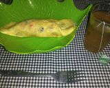 Foto langkah ke 5 dari resep Omelet udang ati ampela keju (keto friendly).