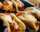 A picture of step 5 of Quick Mini chicken tacos with salsa.
