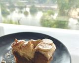 รูปขั้นตอนการทำที่ 8 ของ เค้กก้อนสอง แก้ไขจากก้อนแรก😆: Ovaltine Cake Banana Whipped Cream🍫🧁🍌
