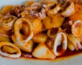 Foto del paso 5 de la receta Calamares a la gallega