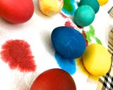 Foto del paso 5 de la receta: Huevos duros decorados 🐣 Huevos de Pascua 🐰