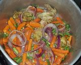 A picture of step 2 of Veggies potato.