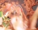 Une image de l'étape 3 de Gambas spaguetti a l'encre de seiche legumes d'été 🦐.