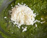 A picture of step 7 of High Protein Palak Paneer Bhurji No Cream Only Milk 🥛 Se Creamy & Calcium Rich.