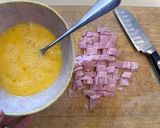 Foto del paso 4 de la receta: Huevos Revueltos con Jamón y Cebolla