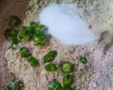 A picture of step 1 of Bajra Pakore.