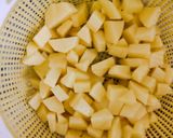 A picture of step 1 of Aloo tamatar.