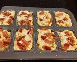 A picture of step 8 of Individual Creamy Macaroni and Cheese Bites.