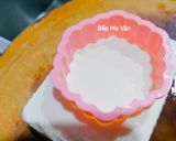 Hình bước làm 1 của món Canh đậu hủ hoa cúc