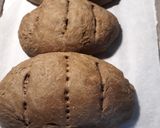 A picture of step 6 of Three Little Molasses Loaves.