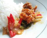 Foto langkah ke 5 dari resep Cumi Tepung Saus Tiram Pedas.