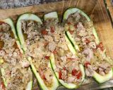 Foto del paso 5 de la receta: Zucchini rellenos con pollo