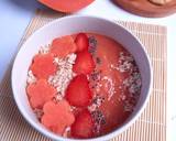 Cara Membuat Smoothie BowlPapaya Strawberry 2