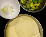 A picture of step 1 of Spiny gourd sabzi.