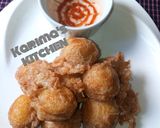 A picture of step 1 of Yam balls.