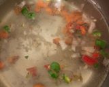 A picture of step 1 of Manchow Soup.