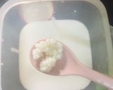 Hình bước làm 2 của món Sữa chua Hy lạp Kefir mix thanh long đỏ