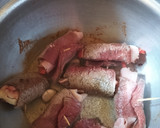 Foto del paso 1 de la receta: Niños envueltos, o rollitos de carne rellenos