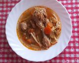 1927.Borsó raguleves csirke hússal ! recept fázis 7 fotója