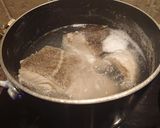 A picture of step 1 of Cod in Olive Oil with Potatoes.
