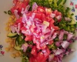 A picture of step 3 of Corn salad 🥗.
