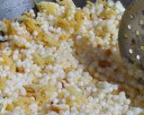 A picture of step 3 of Aloo Sabudana khichdi.